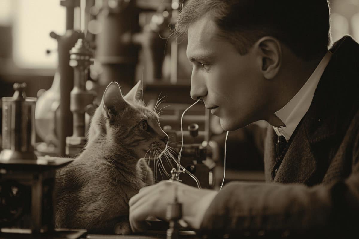 Le chat-téléphone : une anecdote incroyable de l’histoire scientifique