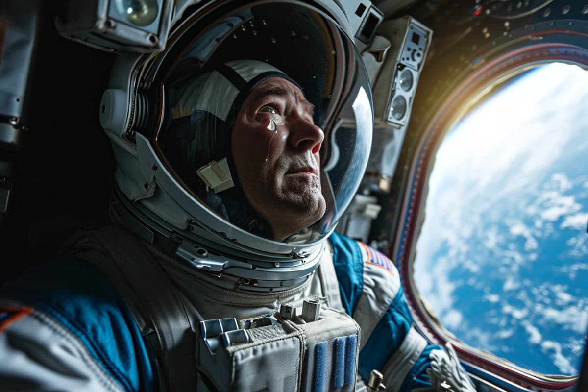 Le secret de l’espace : Pourquoi les astronautes ne peuvent pas pleurer ?